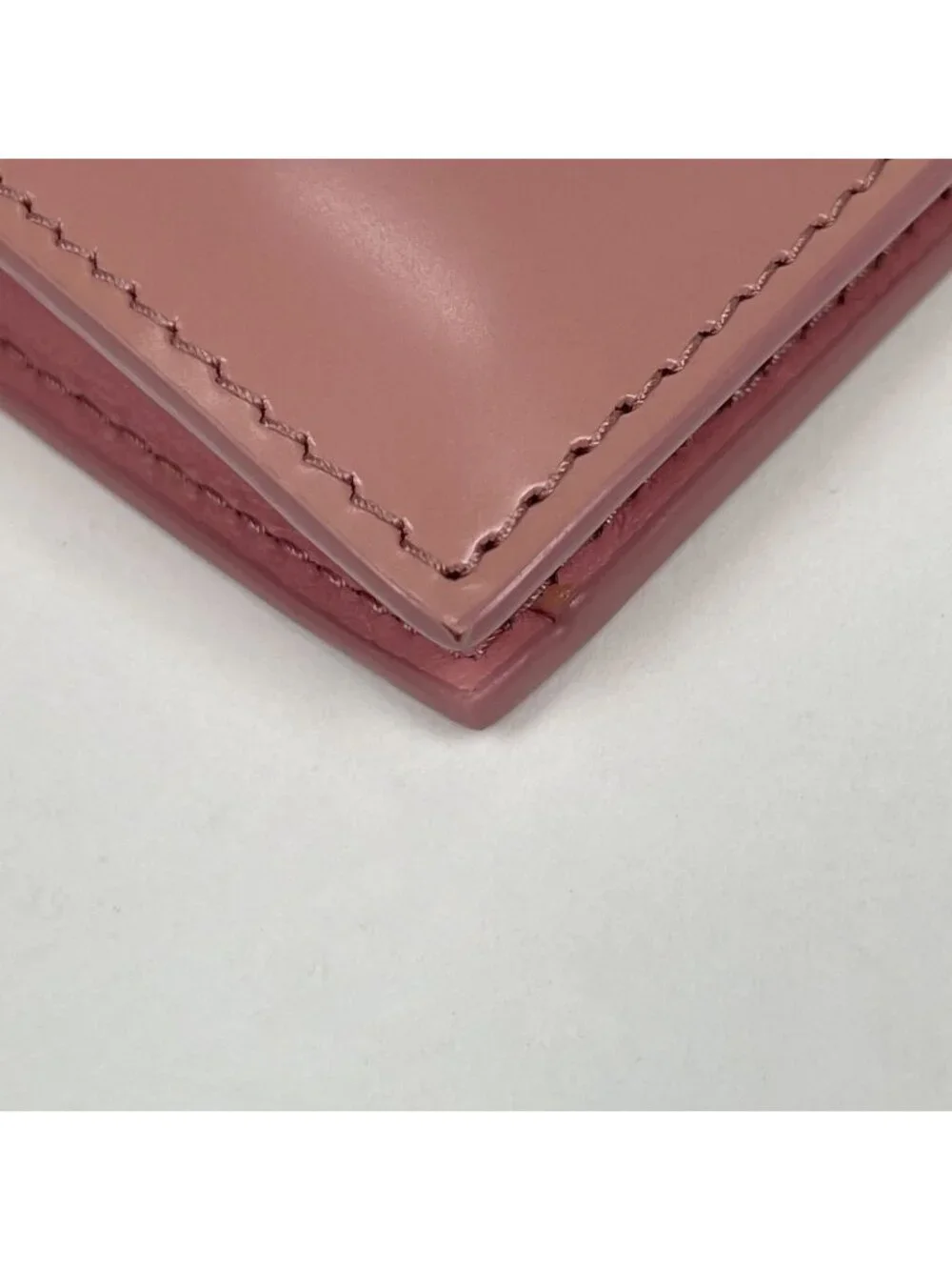 Prada Bifold Wallet Leather Pink